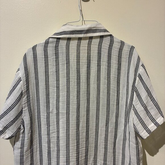 NWT Z Supply Seascape Stripe Shirt 100% Cotton - Women's S - Picture 7 of 12